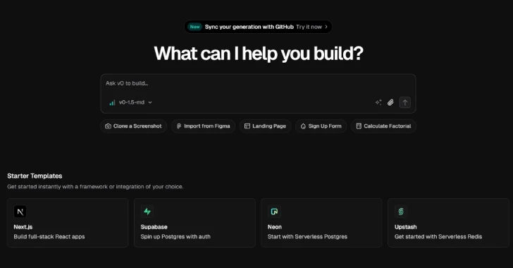 Vercel’s v0 AI Tool Weaponized by Cybercriminals to Rapidly Create Fake Login Pages at Scale
