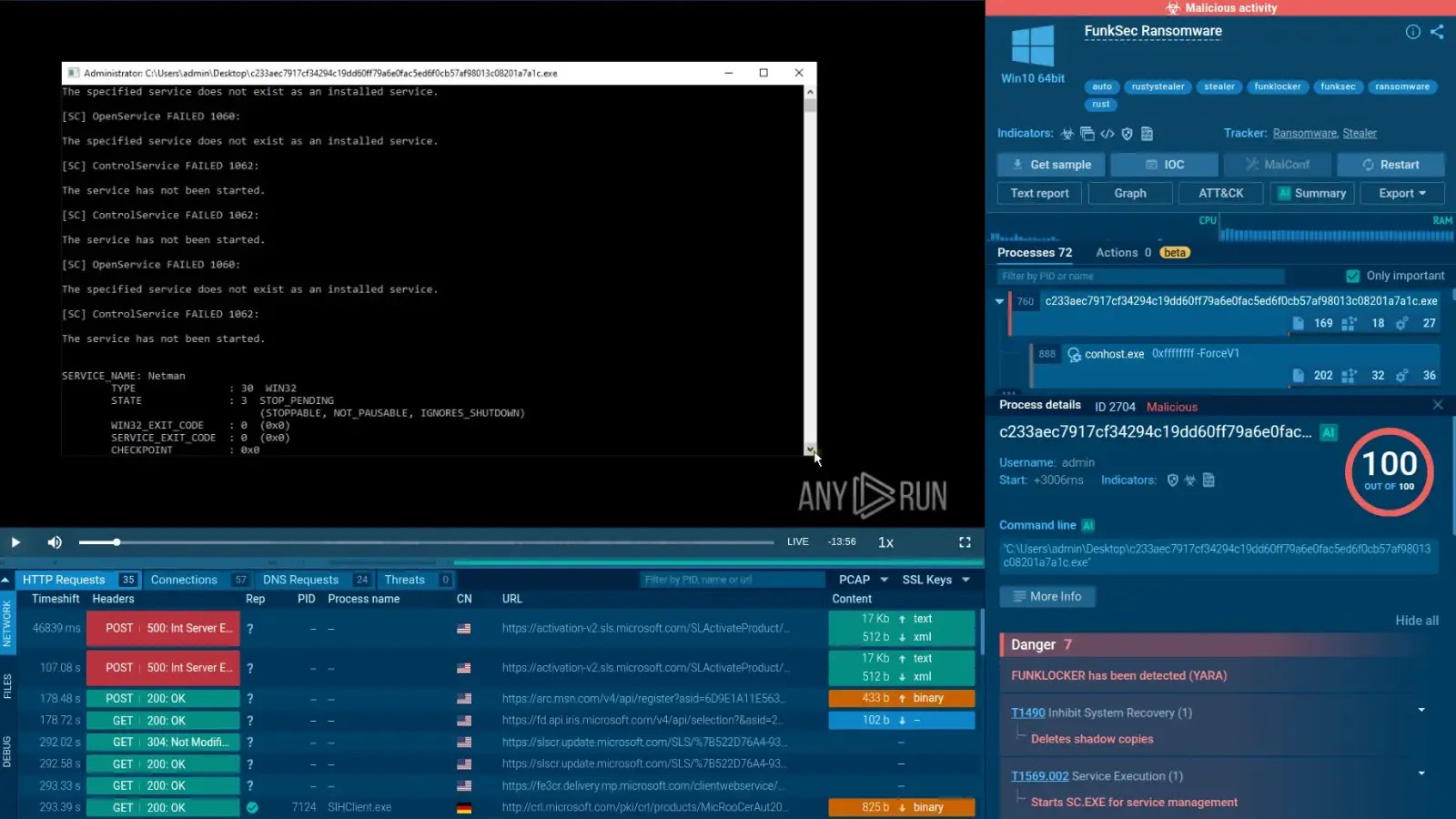 AI-Powered FunkLocker Ransomware Leverages Windows utilities to Disable Defenses