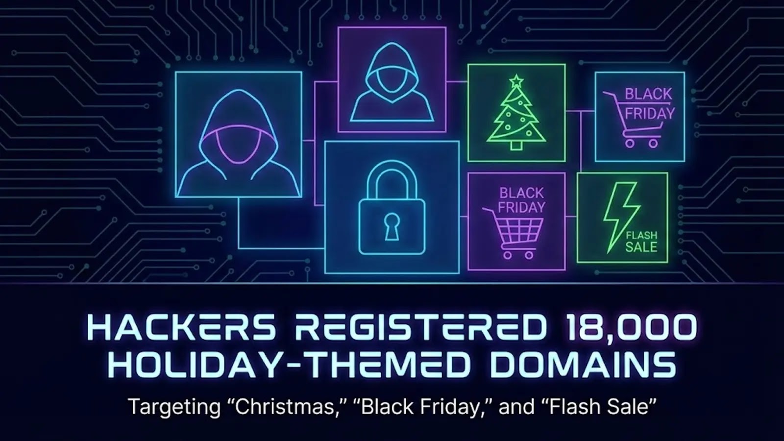 Hackers Registered 18,000 Holiday-Themed Domains Targeting ‘Christmas,’ ‘Black Friday,’ and ‘Flash Sale’