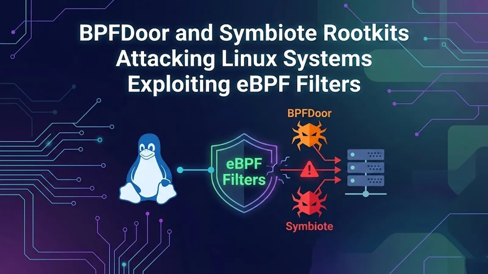 BPFDoor and Symbiote Rootkits Attacking Linux Systems Exploiting eBPF Filters