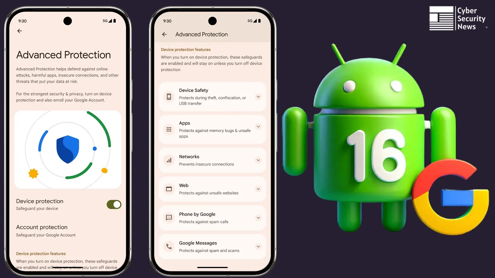 Android 16 Comes with Advanced Device-level Security Setting Protection for 3 Billion Devices