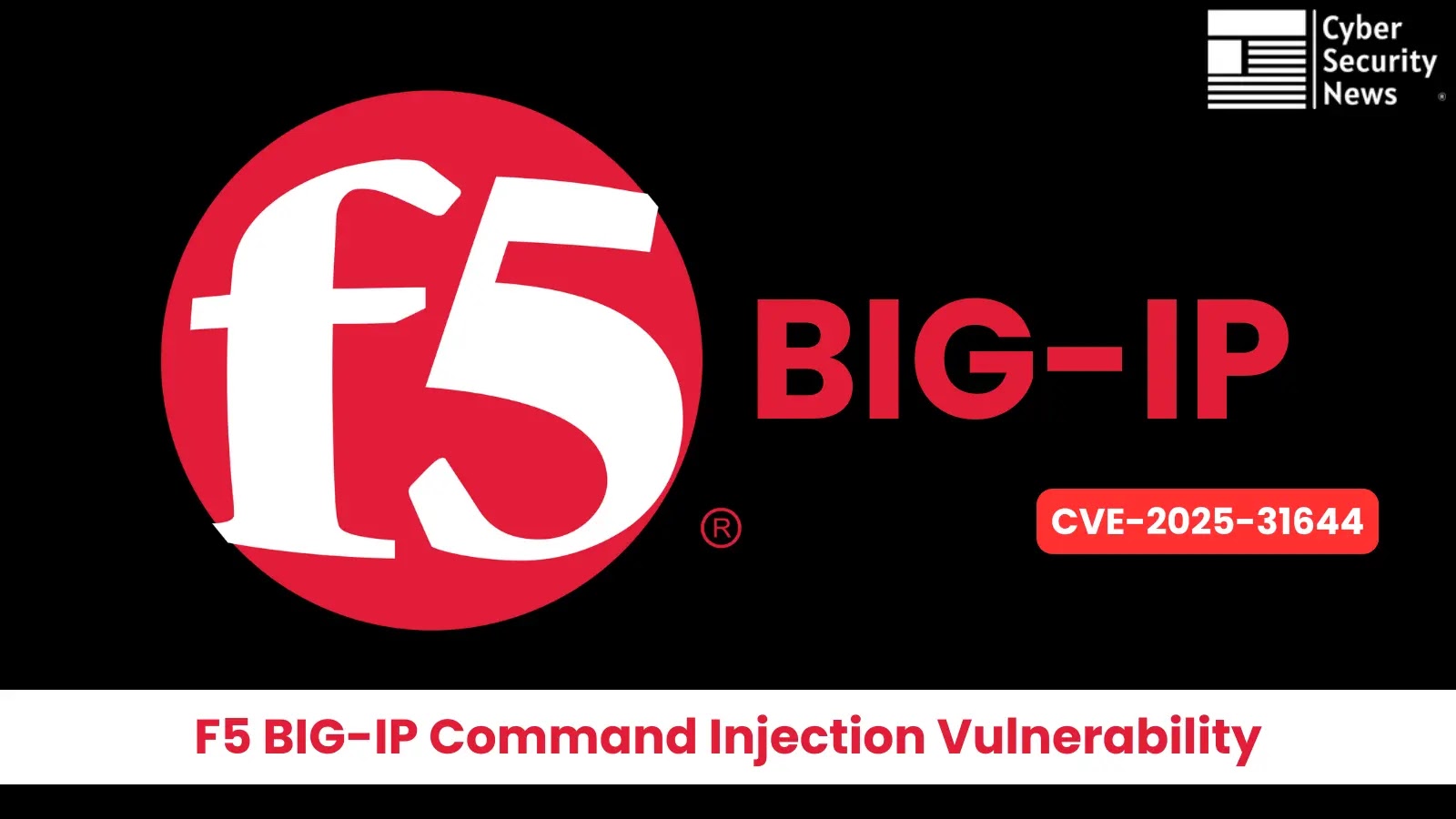 F5 BIG-IP Command Injection Vulnerability Let Attackers Execute Arbitrary System Commands