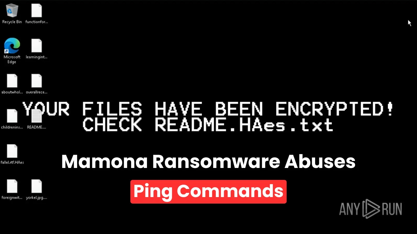 New Mamona Ransomware Attack Windows Machines by Abusing Ping Commands