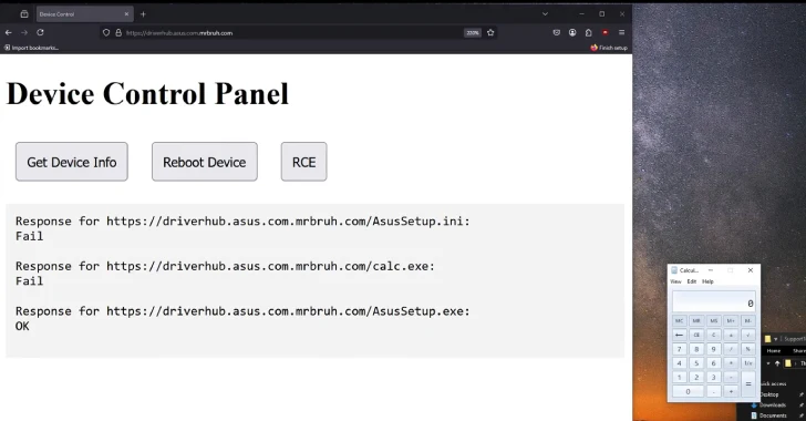 ASUS Patches DriverHub RCE Flaws Exploitable via HTTP and Crafted .ini Files