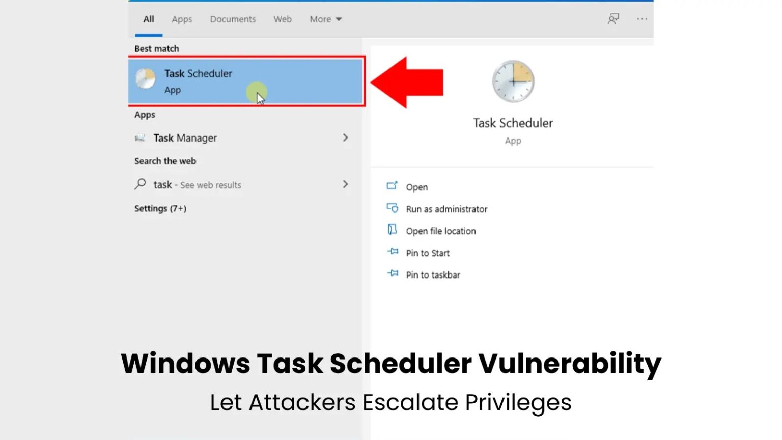Windows Task Scheduler Vulnerability Let Attackers Escalate Privileges ...