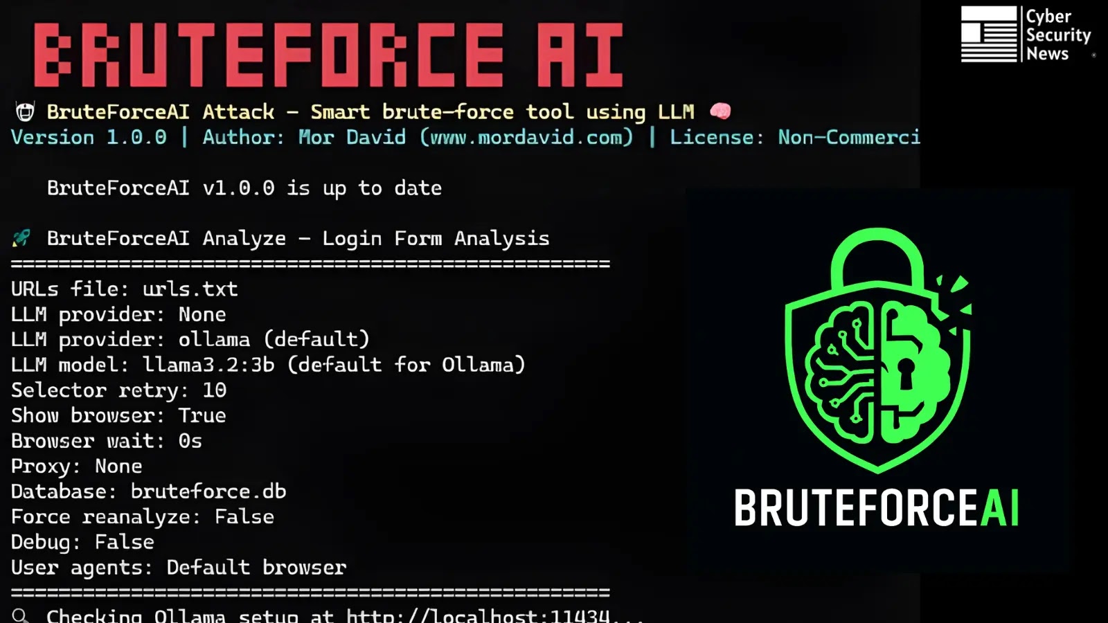 New BruteForceAI Tool Automatically Detects Login Pages and Executes Smart Brute-Force Attacks