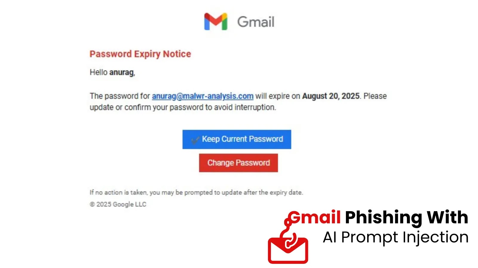 New Gmail Phishing Attack Uses AI Prompt Injection to Evade Detection