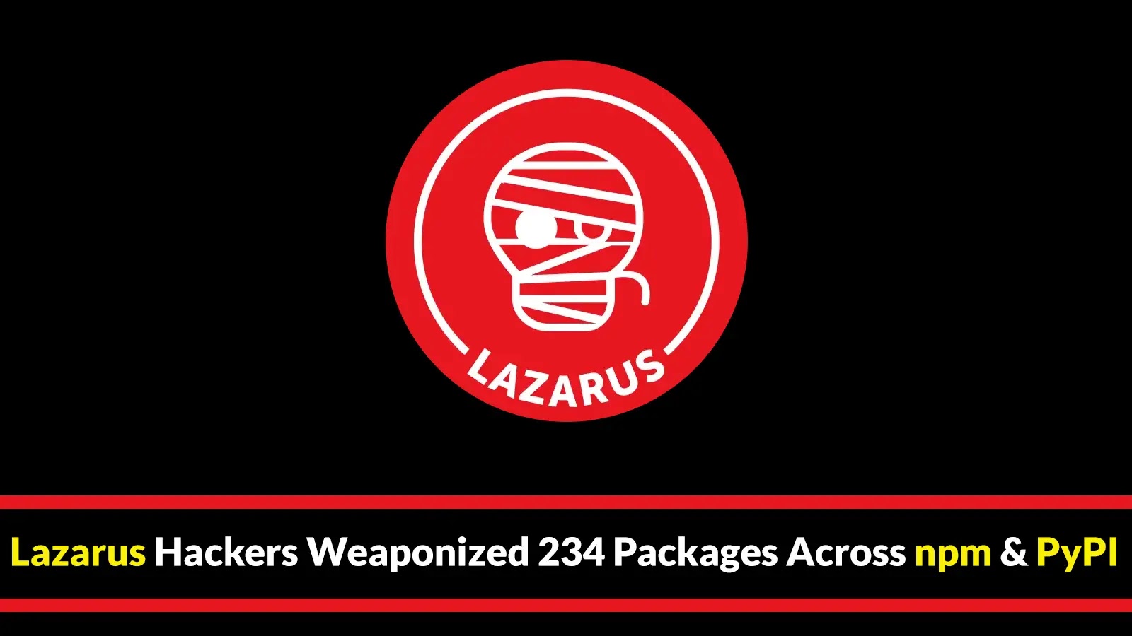 Lazarus Hackers Weaponized 234 Packages Across npm and PyPI to Infect Developers