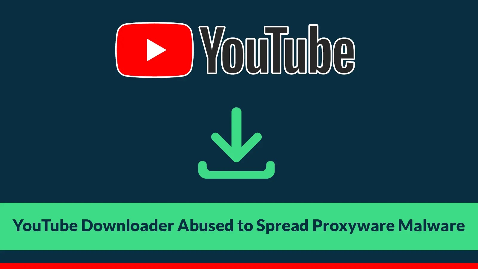 Threat Actors Weaponizing YouTube Video Download Site to Download Proxyware Malware
