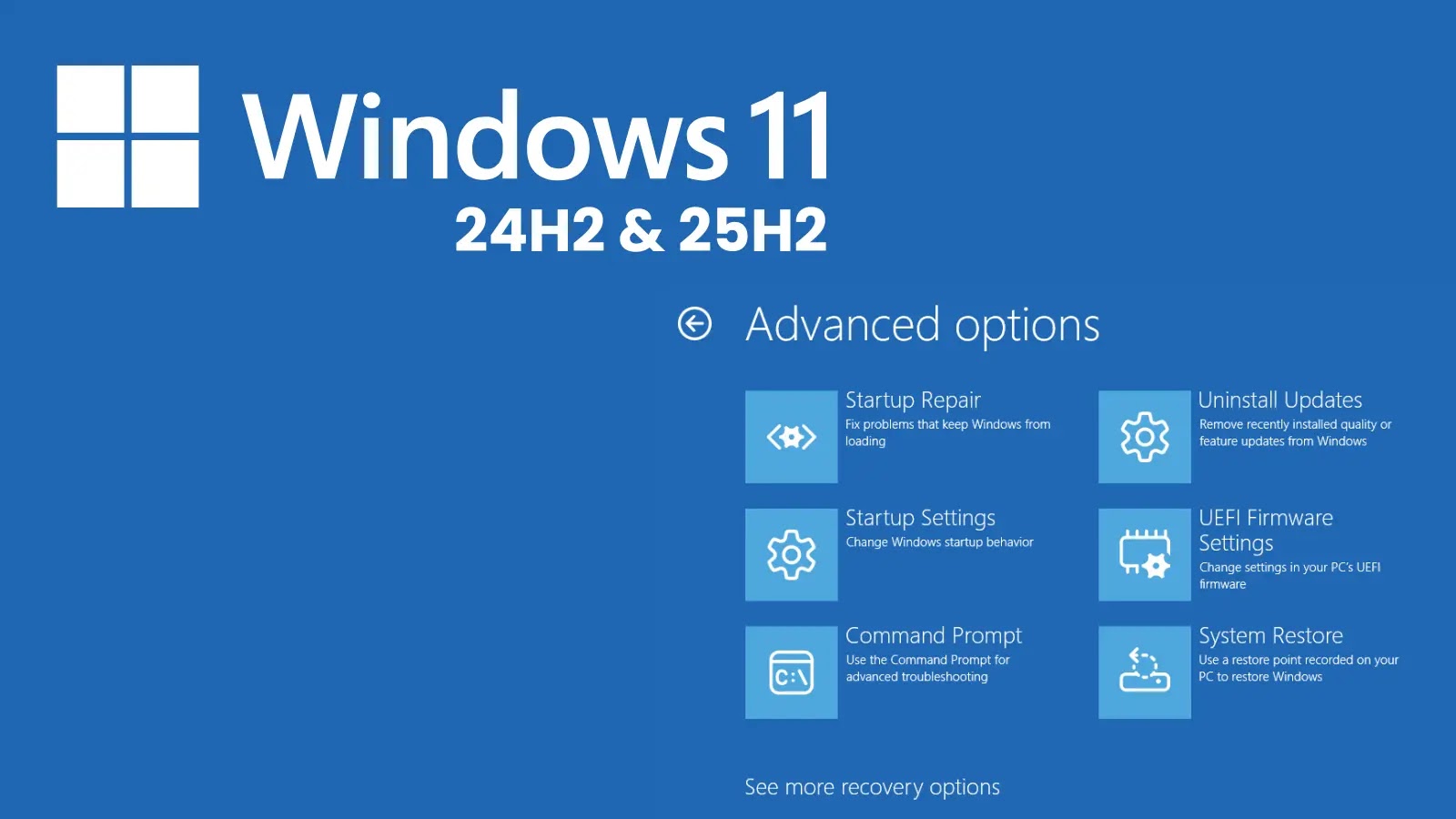 Windows 11 24H2/25H2 Update Blocks Mouse and Keyboard in Recovery Mode