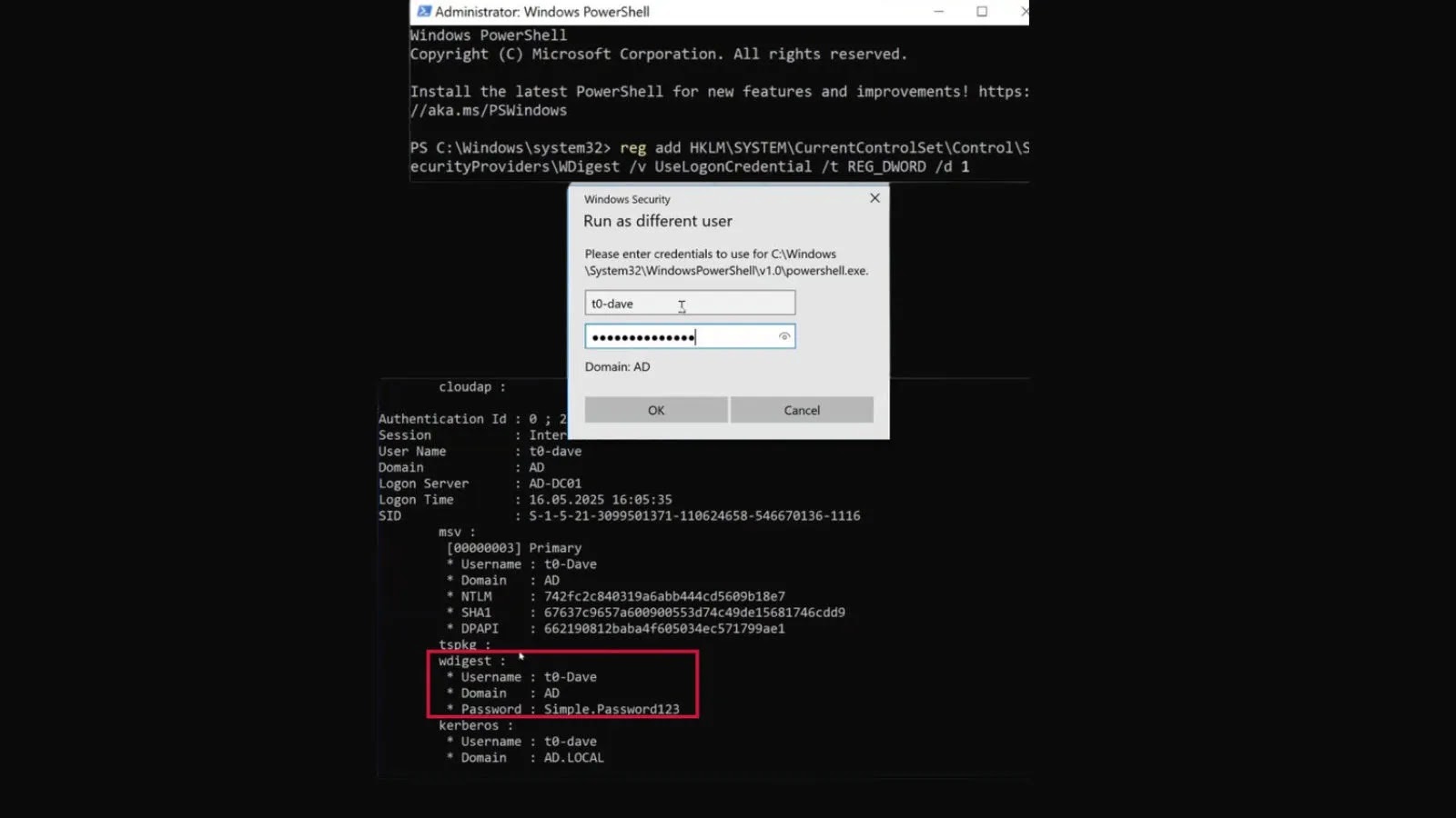 Windows 11 And Server 2025 Will Start Caching Plaintext Credentials By Enabling WDigest Authentication