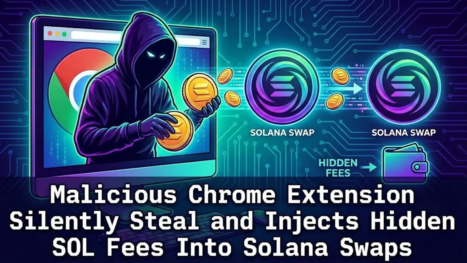 Malicious Chrome Extension Silently Steal and Injects Hidden SOL Fees Into Solana Swaps