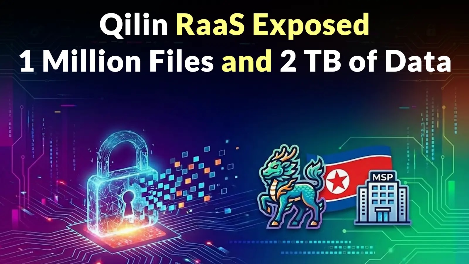 Qilin RaaS Exposed 1 Million Files and 2 TB of Data Linked to Korean MSP Breach