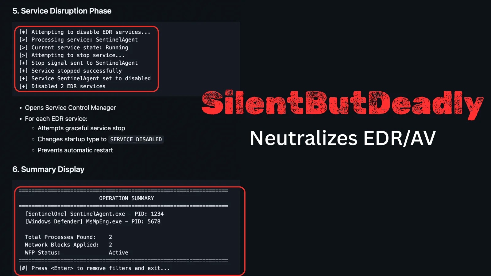 Network Communication Blocker Tool That Neutralizes EDR/AV