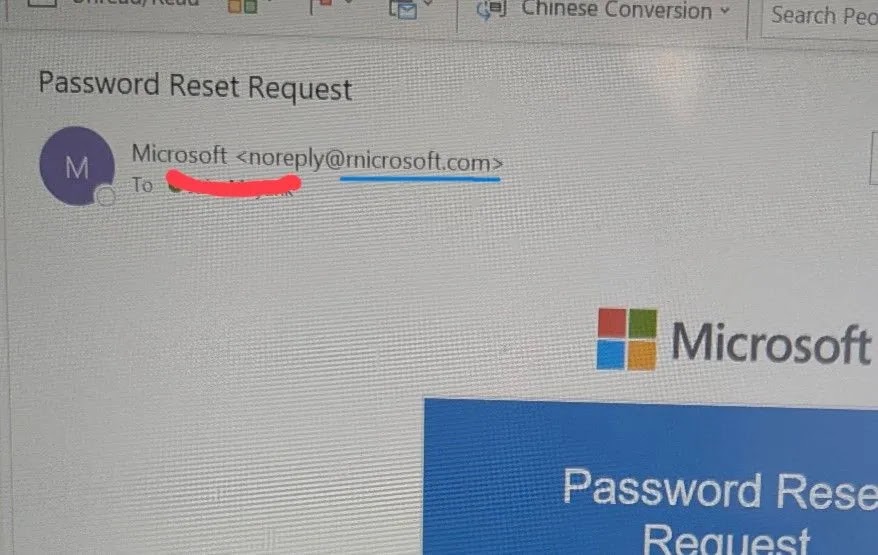 Hackers Replace ‘m’ with ‘rn’ in Microsoft(.)com to Steal Users’ Login Credentials