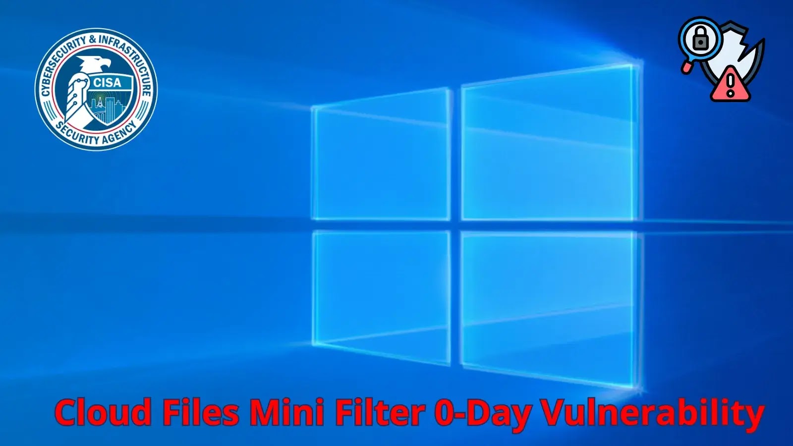 CISA Warns of Windows Cloud Files Mini Filter 0-Day Vulnerability Exploited in Attacks