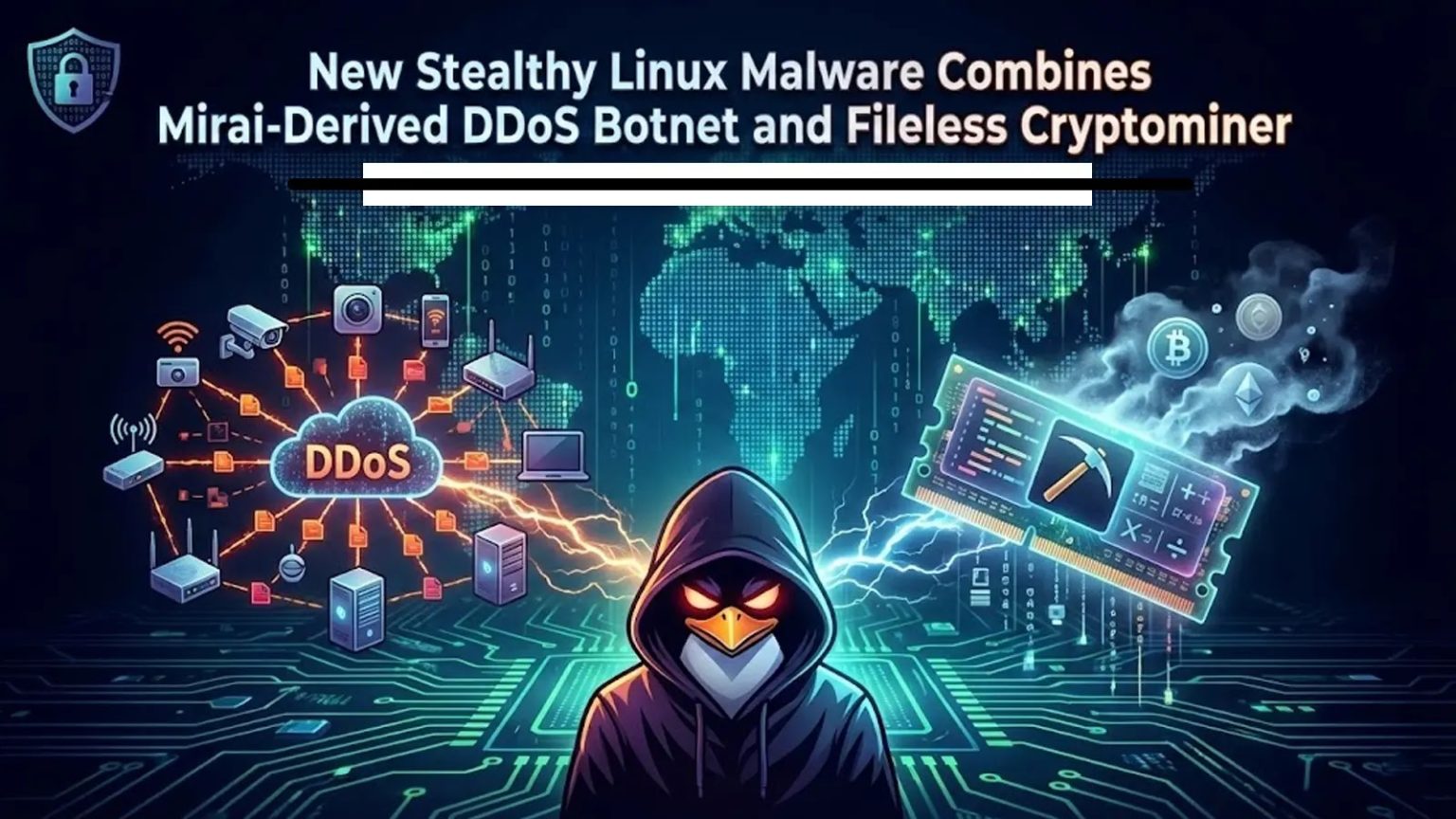 New Stealthy Linux Malware Combines Mirai-Derived DDoS Botnet and ...