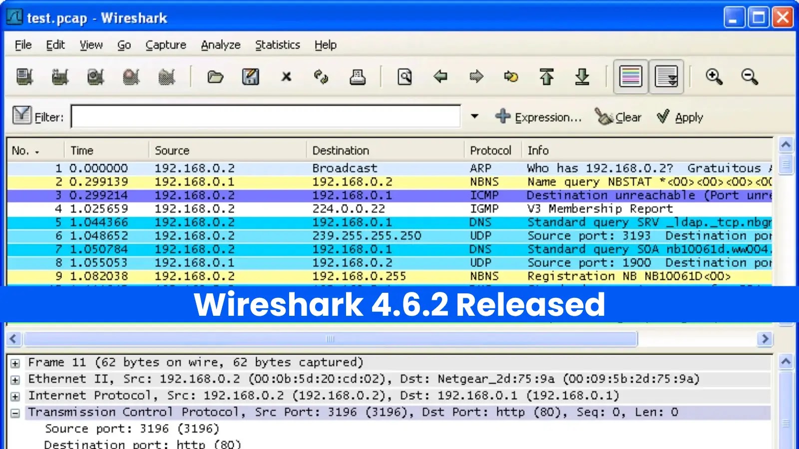 Wireshark 4.6.2 Released With Fix for Vulnerabilities, and Updated Protocol Support