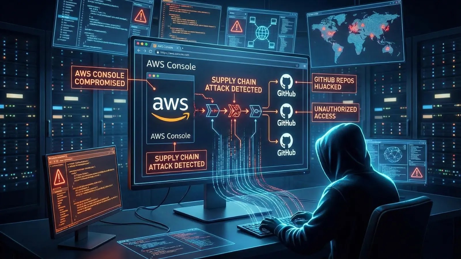 New AWS Console Supply Chain Attack Lets Attackers Hijack AWS GitHub Repositories