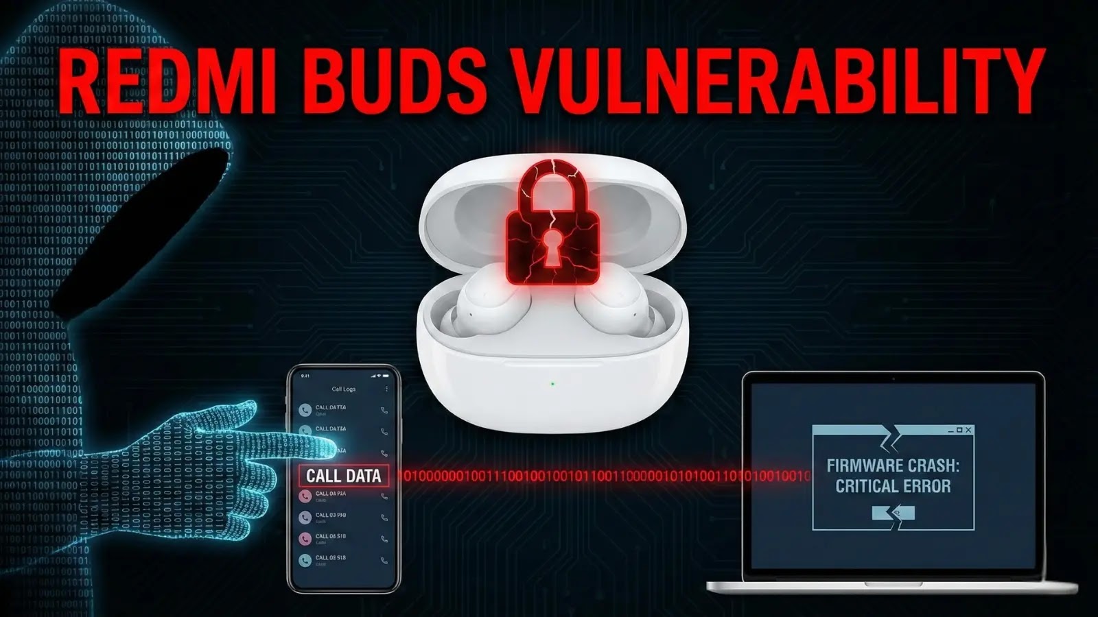 Redmi Buds Vulnerability Allow Attackers Access Call Data and Trigger Firmware Crashes